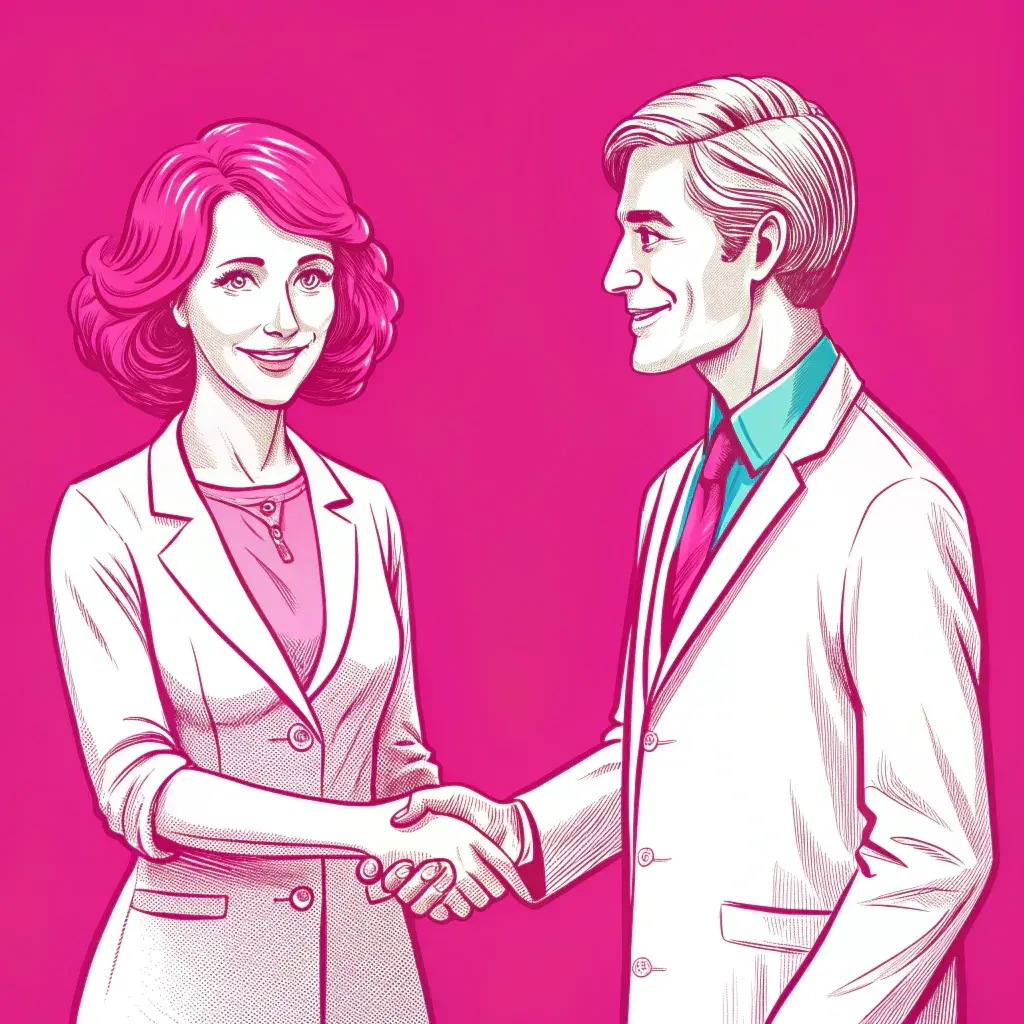 portrait-of-business-woman-with-pink-hair-in-skirt