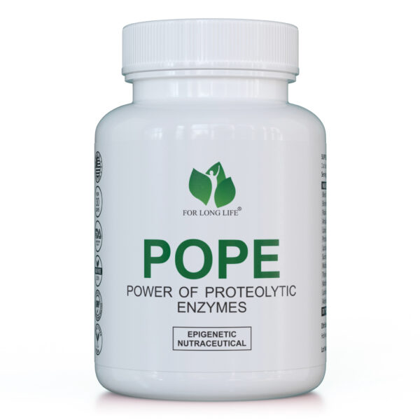 POWER OF PROTEOLYTIC ENZYMES 12 enzymů + lumbrokináza nattokináza ATP 90 kapslí 60 dní