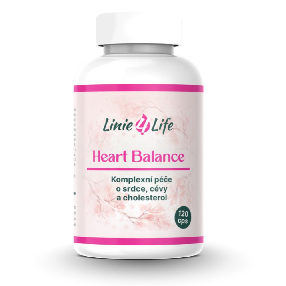 HEART BALANCE - srdce, cévy, cholesterol, tlak bez plnidel 120 kapslí/30 dní 2 Heart Balance - podpora srdce a cév