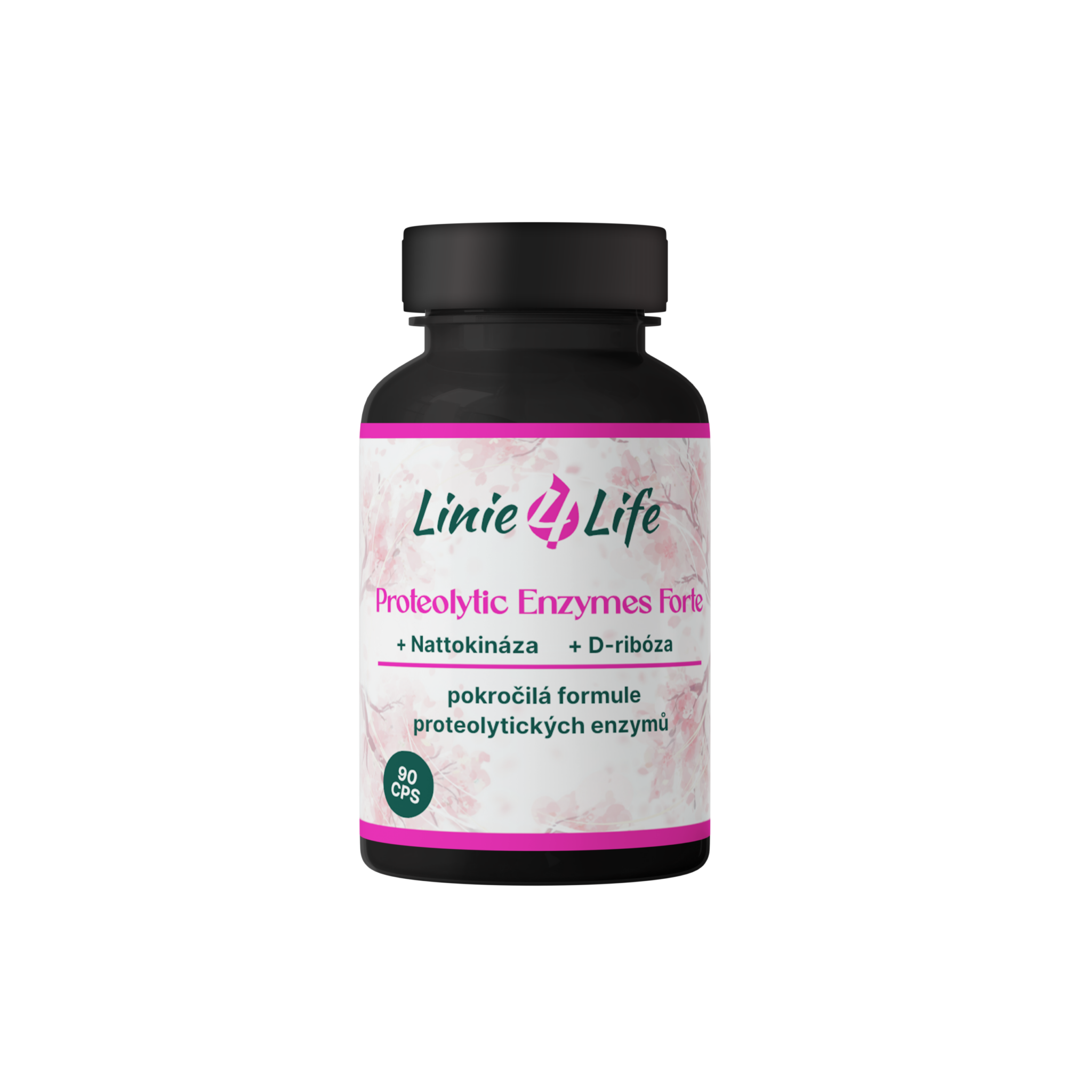 PROTEOLYTIC ENZYMES FORTE + nattokináza + D-ribosa - bez plnidel 90 kapslí/30 dní 2 PROTEOLYTIC ENZYMES FORTE + nattokináza + D-ribosa - bez plnidel 90 kapslí/30 dní - Image 2