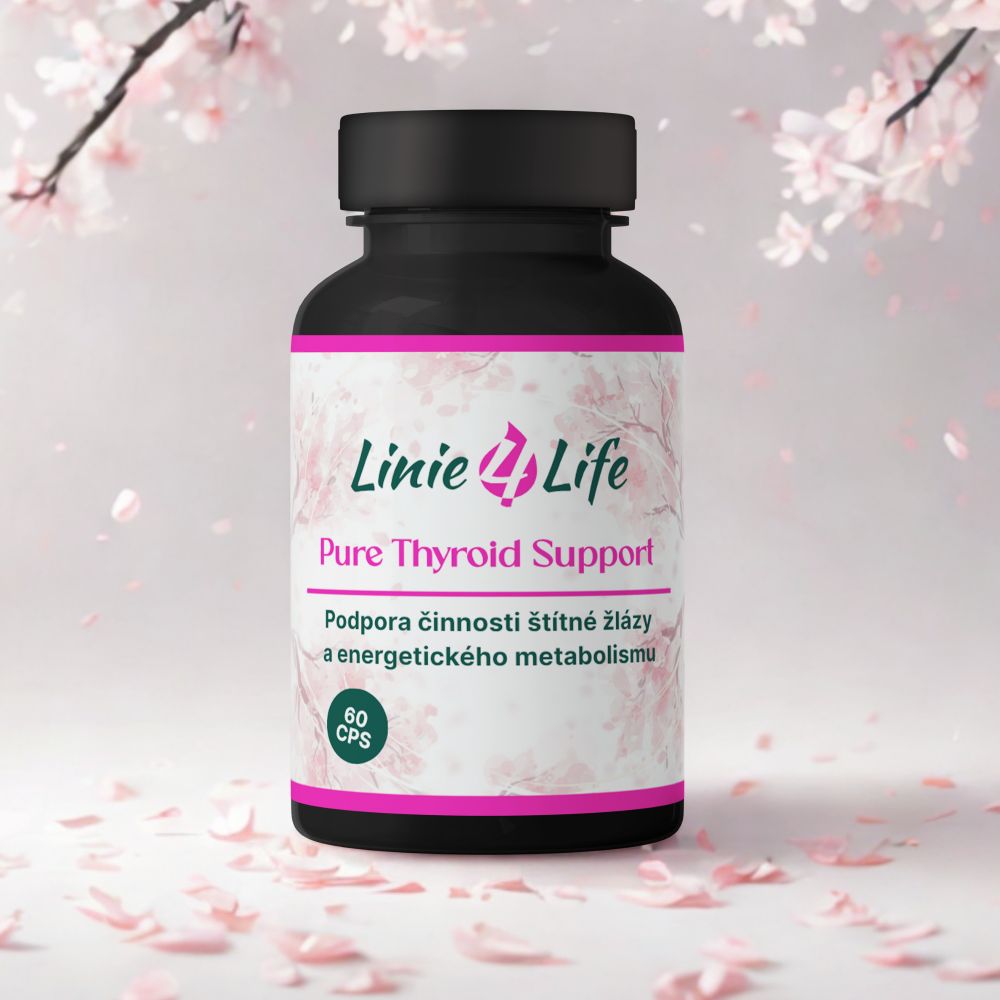 L'integratore alimentare PURE THYROID supporta la funzione tiroidea e l'equilibrio ormonale.